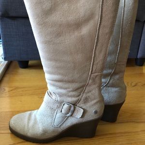 Ugg platform boots.